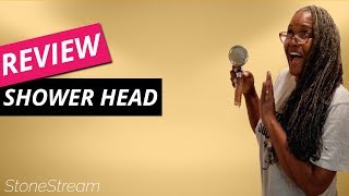 StoneStream Shower Head Review by Monalisa  Best Rated High Pressure Shower Head [upl. by Laehcimaj63]