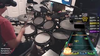 Nevermore by Symphony X  Pro Drums FC [upl. by Ailekahs]