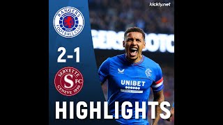 RANGERS 21 SERVETTE EXTENDED HIGHLIGHTS  09082023 [upl. by Neeloj325]