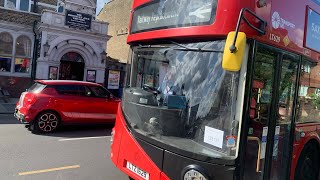 FAST A journey on a thameslink rail replacement from Peckham rye to Crofton Park LTZ1629 [upl. by Ahsykal]