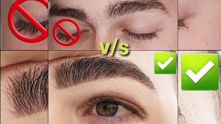 Como hacer diseño de cejas en casa para hombres paso a paso cejas de jabón [upl. by Mace]