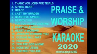 WORSHIP SONGS Playlist2 NONSTOP KARAOKE [upl. by Akimyt]