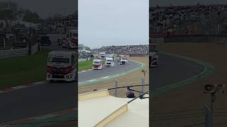 Brands Hatch Truck Race Start subscribe brandshatch truckracing fireworks [upl. by Normie]