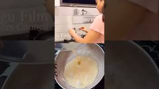 Rashmika Mandana Spinach Mushroom Omlette Recipe shortsviral rashmikamandanna [upl. by Pacorro272]