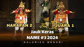 JUARA 1 Undi 04  Harapan 2 Undi 03  Tari Jauk Keras Naluriku Menari 3 NALURI MANCA [upl. by Josy650]