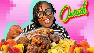 JUICY OXTAILS MUKBANG  LETS TALK ABOUT IT  EAT WITH ME  먹방 [upl. by Roxine38]