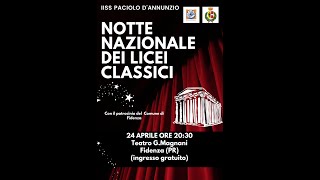 Notte dei licei classici a Fidenza 2024  parte 1 [upl. by Leirda]