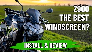 Z900 Kawasaki 2020 2021 Windshield  Large Meter Cover  Install amp Review  The BikeFather [upl. by Seif276]