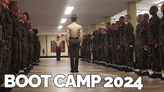 United States Marine Corps Recruit Training  Pick Up March 2024 [upl. by Bing]