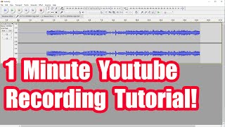 Recording Youtube Audio With Audacity Fast Tutorial [upl. by Xella]