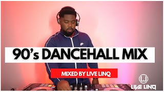 90s Dancehall Old School Mix  Beenie Man Bounty Killa Cham Sean Paul Mr Vegas By Live LinQ [upl. by Haleeuqa532]