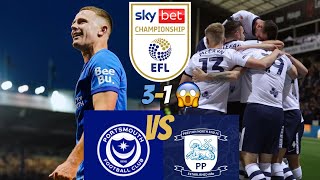 PORTSMOUTH 31 PRESTON  POMPEY CLAIM THERE FIRST WIN AT HOME THIS SEASON 😱 [upl. by Bouzoun]