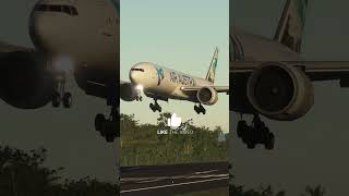 Air Austral landing In Reunion aviation msfs2020 shorts [upl. by Payson]