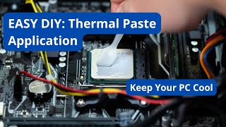 DIY CPU Thermal Paste Application Reduce Heat amp Enhance Performance [upl. by Alamat581]