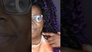 Purple Boho Twists OutreHairTV and SensationnelHair Outre Xpression Twisted Hair [upl. by Zorine]