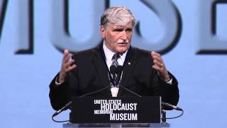 General Roméo Dallaire Accepts Museums Elie Wiesel Award [upl. by Hcnarb]