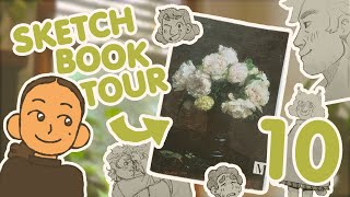 Sketchbook tour 10 20192020 [upl. by Bobinette]