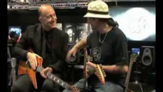 Woodbrass Music InstrumentInterview Lag Phil Campbell signature Francfort 2009 [upl. by Luis783]