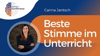 Stimmtraining für Lehrkräfte  Tipps von Expertin Carina Jantsch [upl. by Ulick]