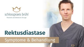 Rektusdiastase – Symptome und Behandlung  OP [upl. by Bulley537]