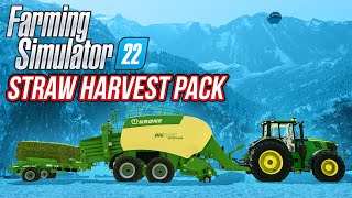 STRAW HARVEST PACK NOVÉ ROZŠÍŘENÍ DO FARMINGU ZDARMA  Farming Simulator 22 [upl. by An768]