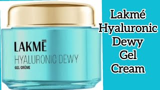 Lakmé Hyaluronic Dewy Gel Cream💦Sapnadas skincare youtube hydrochloricacid gelmoisturiser [upl. by Gignac]