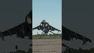 DCS AV8B Harrier  Vertical Take Off dcs dcsworld dcsworldgameplay military shorts [upl. by Leiso502]