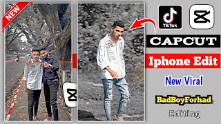 Tiktok Bad Boy Forhad Video Editing on Capcut  Iphone Video Editing in Capcut  Capcut Tutorial [upl. by Aisitel]