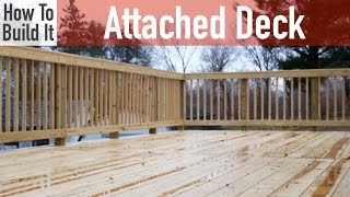 Building an Attached Deck [upl. by Enelrae]