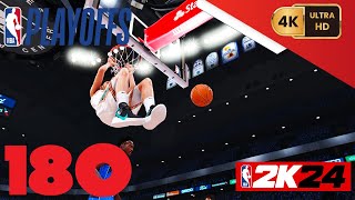 NBA 2K24 My Career PC 4K EP180 Playoffs West Semis Game 3 Spurs  Mavs [upl. by Leanatan177]