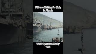 WW2 Algeria 1943  Operation Husky Preparations for Sicily  Waiting for GO Signal ww2 sicily [upl. by Ayatnahs]