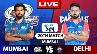 🔴 Live IPL Mumbai Indians Vs Delhi Capitals  Live Match MI vs DC  IPL Live Scores amp Commentary [upl. by Eidassac631]