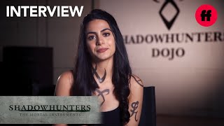 Shadowhunters  Thanksgiving 2017 Interview What Emeraude Toubia Is Thankful For  Freeform [upl. by Orazal]