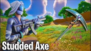 The Quietest Pickaxe in Fortnite Studded Axe Review  Should You Buy It  Fortnite 🏆 [upl. by Dleifyar560]