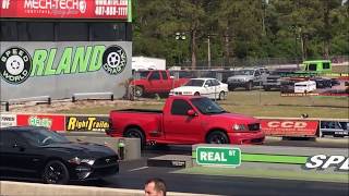 Ford SVT Lightning vs 23T Mustang ecoboost vs Pontiac GTO vs Mustang [upl. by Camroc525]