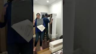 Unboxing  Assembling  Klippan sofa  IKEA [upl. by Nolos]