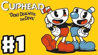 Cuphead  Gameplay Walkthrough Part 1  Dont Deal with the Devil World 1 Bosses PC [upl. by Moreen]