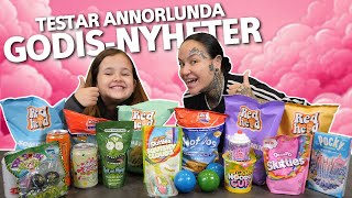 Hittar Nya Favoriter  Köper Annorlunda Godis Nyheter [upl. by Adnorrahs106]