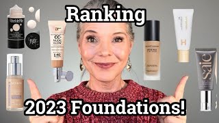 Ranking the 10 FoundationsSkin Tints I tried in 2023  Best and Worst for Dry Mature Skin Over 50 [upl. by Hessler]