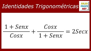 Demostración de identidades trigonométricas  Ejercicio 9 [upl. by Lorena]