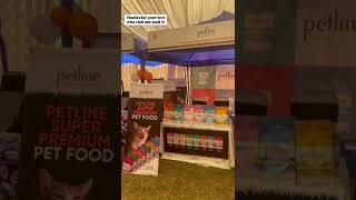 Petline food stall in PFC pet show DHA EME Lahore [upl. by Llenroc70]