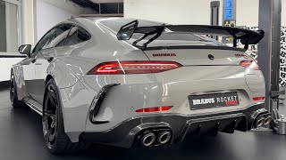 New BRABUS Rocket 1000 based on Mercedes AMG GT 63 S E Performance  Start up Rev Off  2024 [upl. by Yraeg]