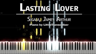 Sigala James Arthur  Lasting Lover Piano Cover Tutorial by LittleTranscriber [upl. by Alano]