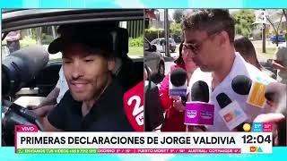 Valdivia habló a la salida de su departamento y es visitado por Daniela Aránguiz  Tu Día  Canal 13 [upl. by Theodosia]