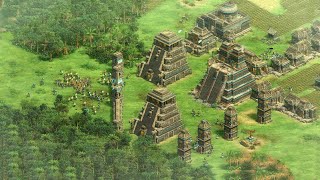 Age of Empires 2 Definitive Edition  AZTECS Gameplay [upl. by Fessuoy286]