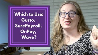 Payroll for Small Business  Overview of Gusto SurePayroll OnPay Wave  payroll software review [upl. by Doowrehs429]