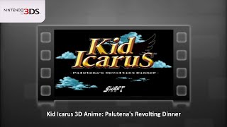 Kid Icarus 3D Anime Palutenas Revolting Dinner Nintendo 3DS Preview [upl. by Hayes626]