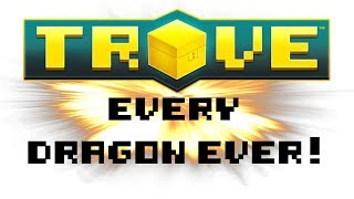 TROVE  WHERE TO FIND EVERY DRAGON IN TROVE  Trove Guide amp Tutorial [upl. by Nojram694]