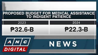 DOH to face 3 budget cut in 2024  ANC [upl. by Nerac]