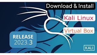 How to download and install Kali Linux in virtual box bangla 20233  কালি লিনাক্স ইনস্টল করুন [upl. by Neraa]